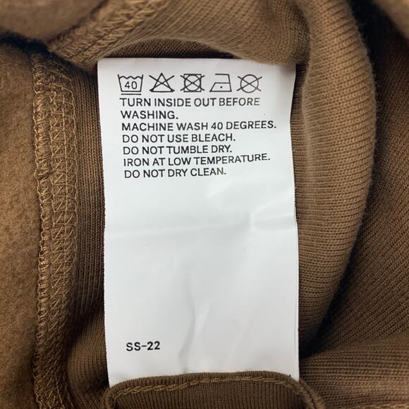 ACRONYM x GmbH Size L Tan Cotton Double Front Panel S26- PR Popover Hoodie - Picture 4 of 6